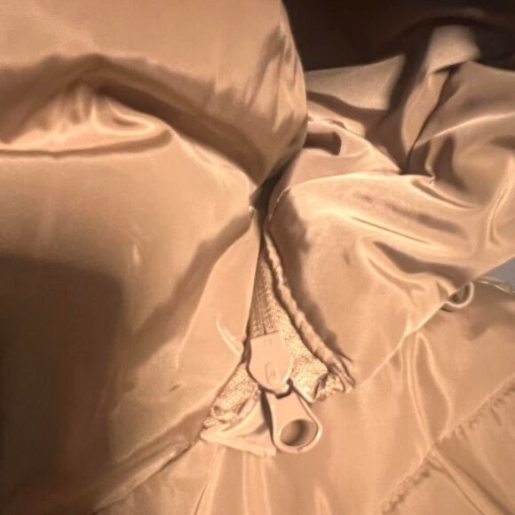Steve-madden Women's Champagne Gold Puffer Coat XS NWT - Picture 7 of 8
